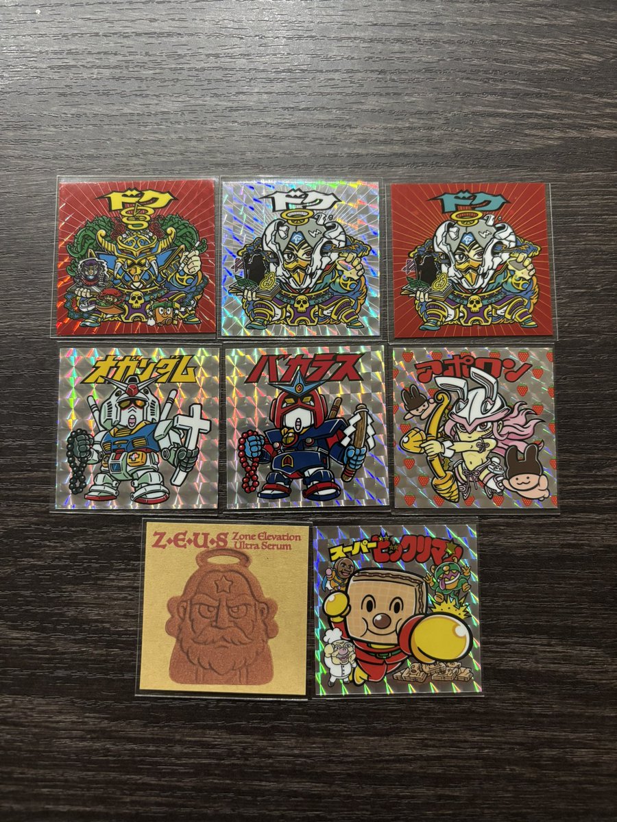 さん家祭りで買ったりもらったりしたシール達！どれも最高ですー