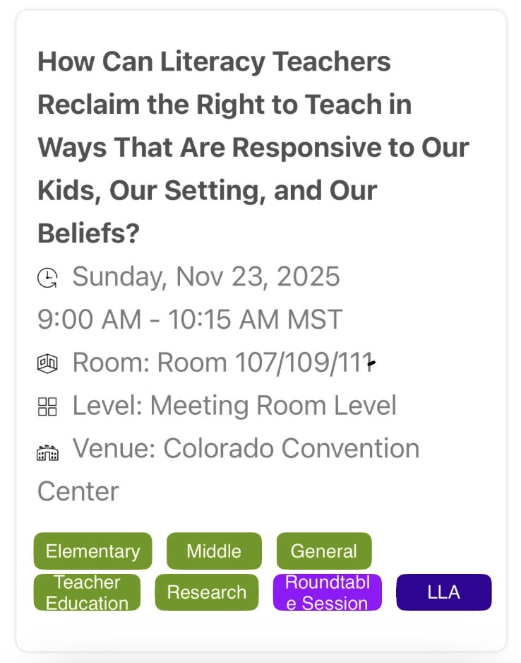 plthomasEdD's tweet image. In a couple hours @ncte 2025 Denver #NCTE25

radicalscholarship.com/2025/05/13/sch…