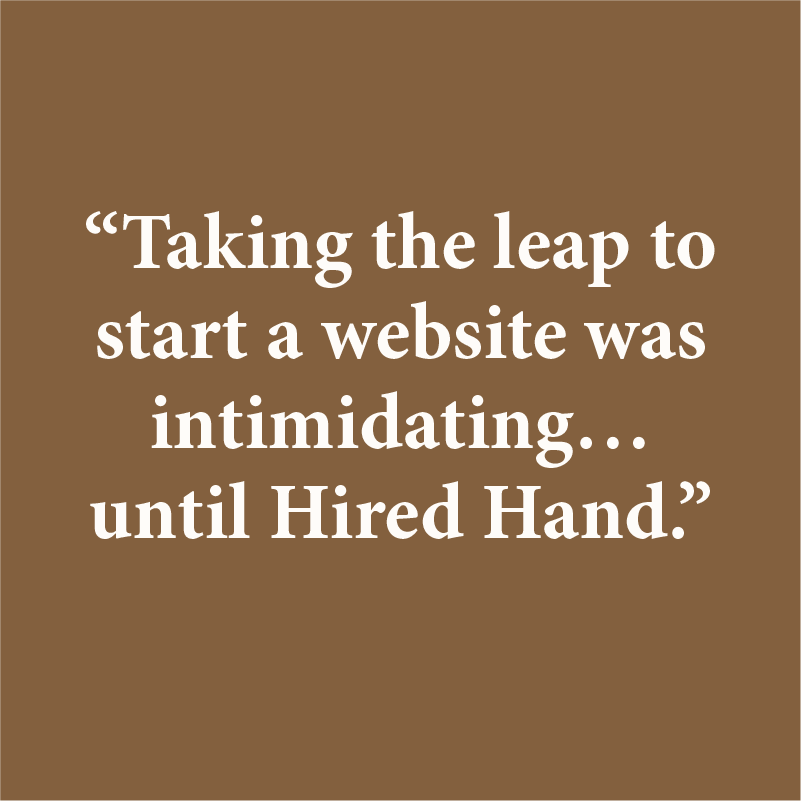 HiredHandSoft's tweet photo. “Taking the leap to start a website was intimidating… until Hired Hand.” — JT Longhorns ✨

#HiredHandPowered #BreederLife #CustomerSuccess https://t.co/AVJgGnsmux