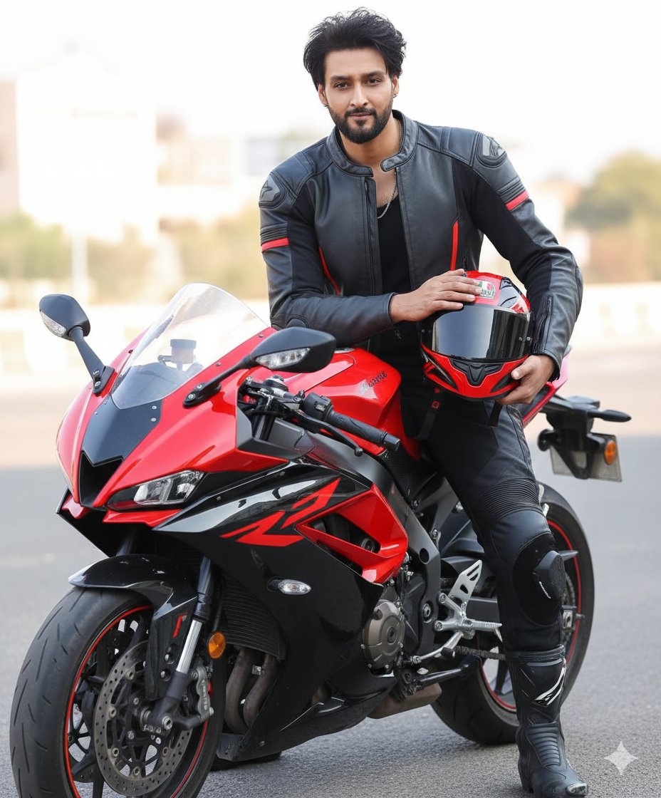 mili_srjfan's tweet image. Dream Look / Role ❤️🔥 Wanna see you in sportbike rider look 🥰🥰 @saurabhraajjain 

#sourabhraajjain #SRJBirthdayCountdown #SRJBirthdayChallenge #9DaysToSRJBirthday
#SRJian