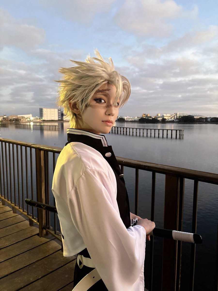 ハロウィンパーティー2025✨ 鬼滅の刃の不死川実弥のコスプレさせて