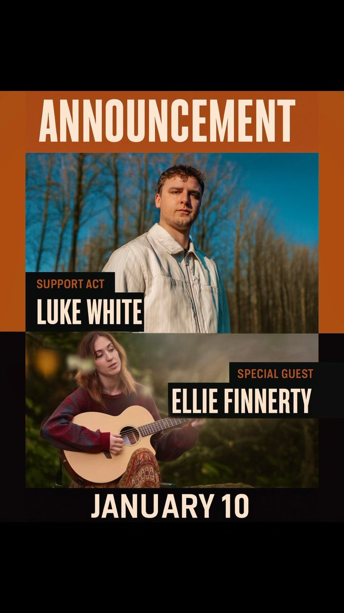 LuchStefano's tweet photo. 📢ANNOUNCEMENT! - time to get BRIGHTON tickets to see @officiallukewhitemusic as be the opening act and @elliefinnertymusic as a special guest!! If you’ve already got @komedia_brighton

JANUARY 10TH - TICKETS ON
https://t.co/DsleyJjfKk + https://t.co/vFtchOW7AW
•
#brighton https://t.co/xJhrpjwFuV