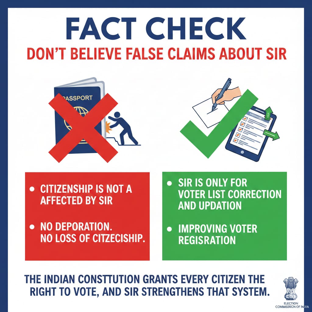 News2ThePoint's tweet image. SIR क्या है? उत्तर प्रदेश सहित 12 राज्यों में चल रही प्रक्रिया पर पूरी जानकारी

#SIR #SpecialSummaryRevision #VoterListUpdate #UPNews #ElectionCommission #VoterID #FactCheck #IndianElections #UPPolitics #HindiNews #BreakingNews #Awareness #Democracy #VoterRights…