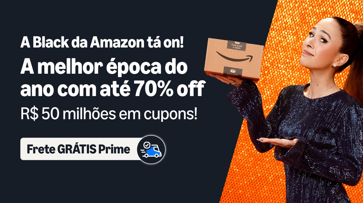 APROVEITE A BLACK FRIDAY AMAZON
⚡️DESCONTOS DE Até 70% amzn.to/4qNgQD1

🔸Livros e Quadrinhos amzn.to/4oLG4Q7
🔸Videogames amzn.to/2tKDjsy
🔸Eletrônicos amzn.to/3mWA20W
🔸Moda amzn.to/2YYmI4a
🔸Beleza amzn.to/3aHtOfF

E MUITO MAIS!