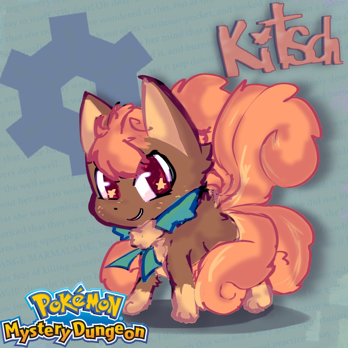 KitchBait's tweet image. Hey Dialga! I heard that your primal energy is strong. Let me beat it!!

#Pokemon #mystery #dungeon #oc #art