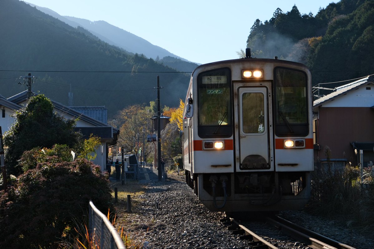 HU2434's tweet image. 【Idios &amp;amp; 緑さんとお肉・紅葉満喫旅 in三重県】 その6
名松線の終点・伊勢奥津(いせおきつ)。元々奈良県まで続く筈だった線路は、繋がることなく今に至ります。
駅前には大きなイチョウの木。散り始めてはいたけど美しいね。
#しーちゃんみてみてっ
#つぶやきろこ
#石神のぞいて
#緑仙はやく見ろ