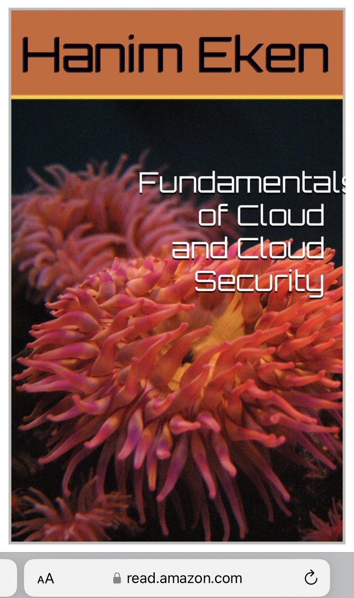 hanim_eken's tweet image. Fundamentals of Cloud and Cloud Security-TO READ amazon.com/Fundamentals-C…
#CloudSecurity #cloudsecurityebook #cloudsecuritysolution #cybersecurityebook #CybersecurityCareer #CybersecurityTraining #applicationsecurityebook