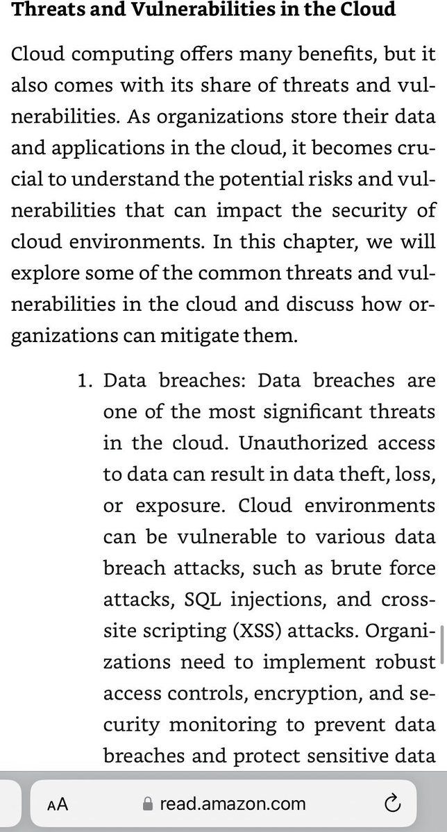 hanim_eken's tweet image. Fundamentals of Cloud and Cloud Security-TO READ amazon.com/Fundamentals-C…
#CloudSecurity #cloudsecurityebook #cloudsecuritysolution #cybersecurityebook #CybersecurityCareer #CybersecurityTraining #applicationsecurityebook