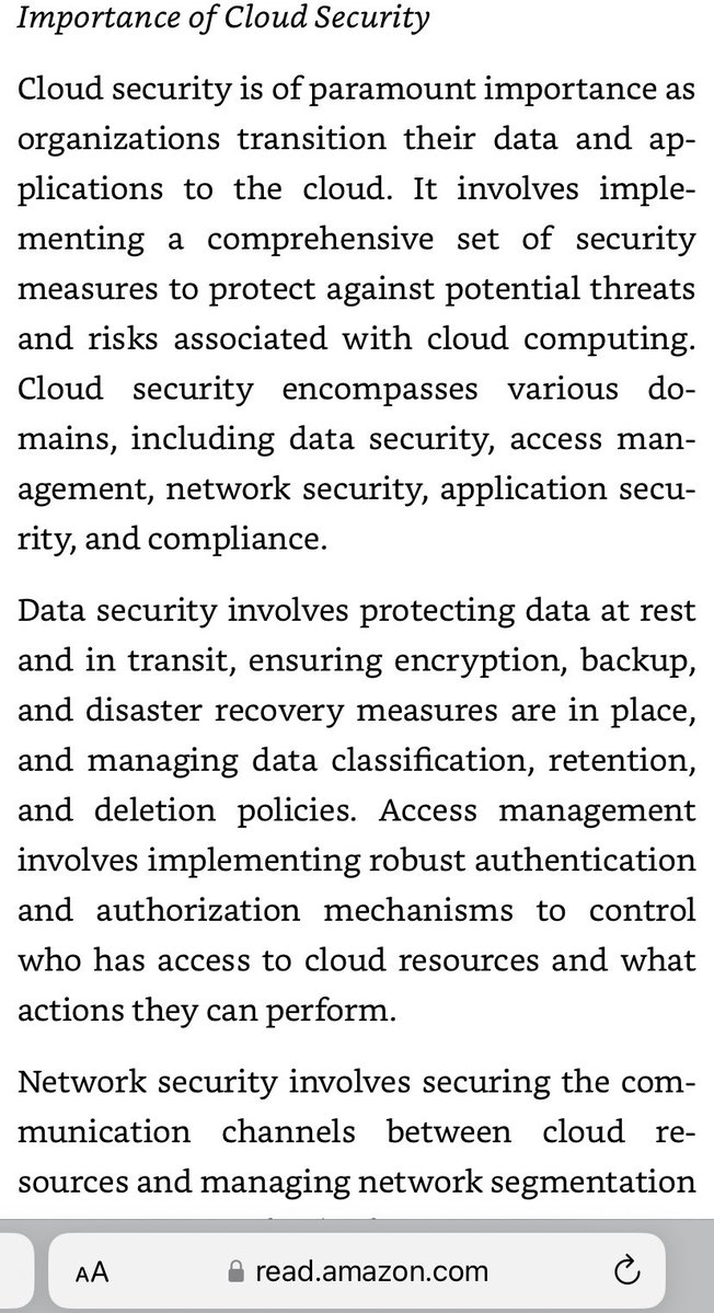 hanim_eken's tweet image. Fundamentals of Cloud and Cloud Security-TO READ amazon.com/Fundamentals-C…
#CloudSecurity #cloudsecurityebook #cloudsecuritysolution #cybersecurityebook #CybersecurityCareer #CybersecurityTraining #applicationsecurityebook