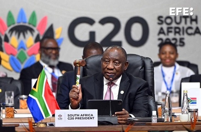 El presidente de Sudáfrica, Cyril Ramaphosa, defiende este domingo, en la clausura de la Cumbre de Líderes del G20, que la declaración adoptada demuestra el valor del bloque como foro capaz de facilitar la acción conjunta en asuntos de preocupación común.