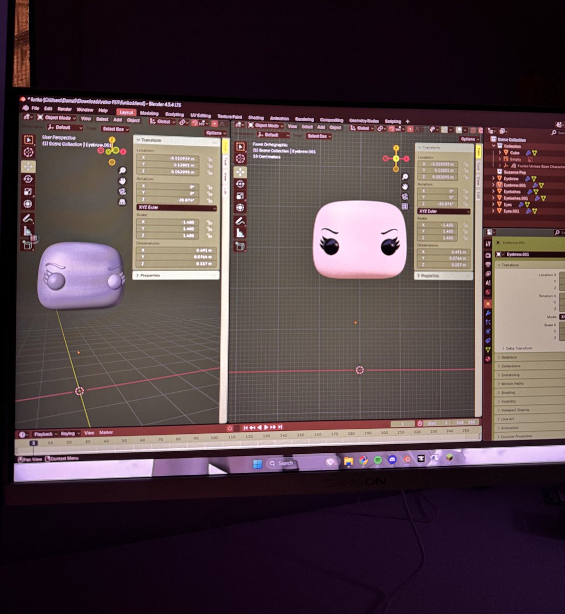 El4naah's tweet image. Might start modeling these and 3d printing them.

#3DModel #FunkoPop