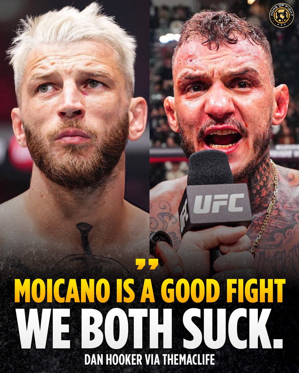 Home_of_Fight's tweet image. 😂 👀 Dan Hooker calls out Renato Moicano:

&quot;Moicano is a good fight. We both suck. We both got cooked. Islam cooked him, Arman cooked me.&quot;

via @TheMacLife