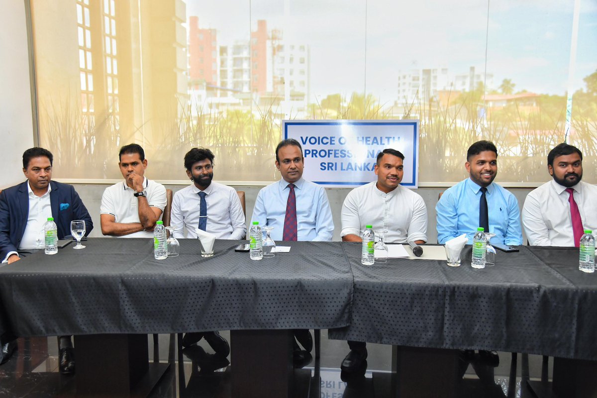 Participate in today’s scholarly dialogue organized by Voice of Health Professionals at Kotte Solis Hotel, discussing the pressing challenges facing our health sector.

Grateful to all the health professionals and organizers for their insights and dedication to improving