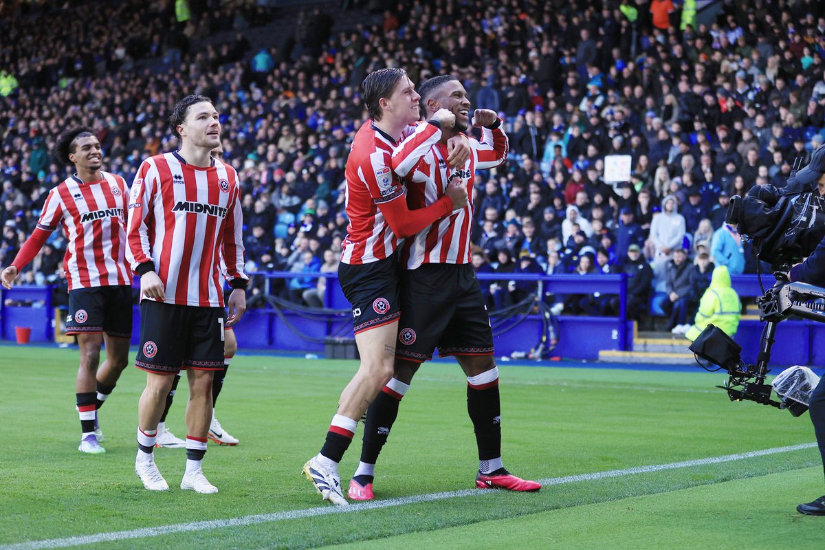 OptaJoe's tweet image. 3 - @SheffieldUnited's 3-0 win today is the biggest away win by either side in Steel City derby history. Cutting. #SHWSHU