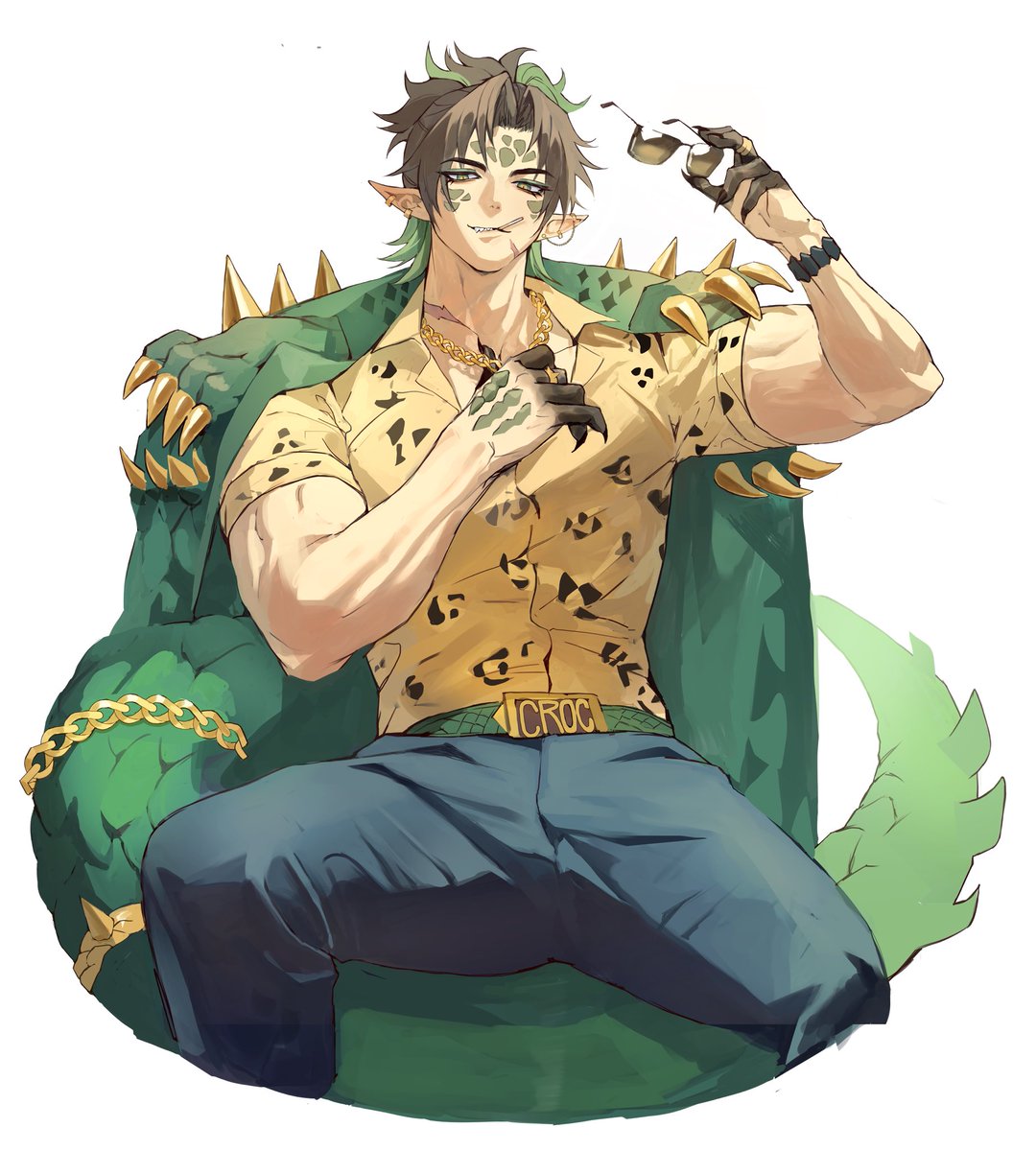 CROC 🐊⛓ DINOSAUR VTUBER tweet media