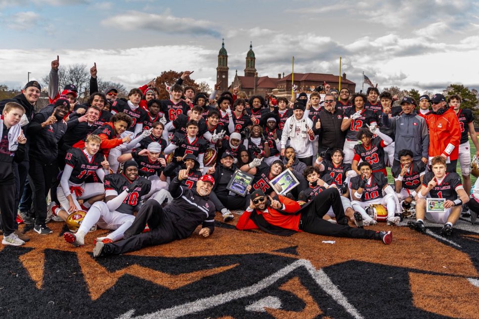 Congratulations to Coach Jerry Smith and the young men of <a href="/SFHSfootballNY/">SFHSFootballNY</a> on the Monsignor Martin championship!  Go win a state title now. Proud of you all. #GoRedRaiders