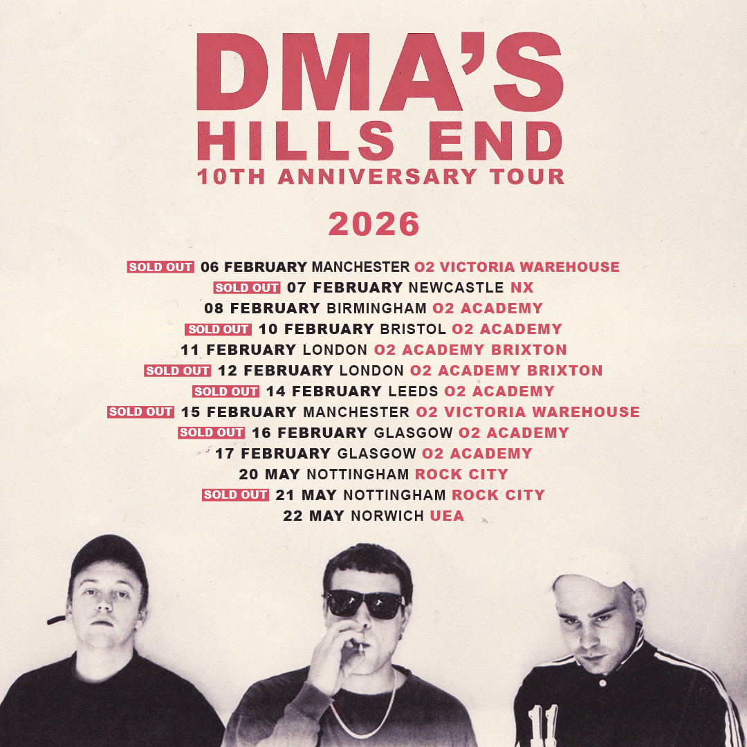O2AcademyBrix's tweet image. Australian indie rock trio @dmasmusic are heading back to the UK to celebrate the 10th anniversary of their breakthrough debut album 'Hills End' with a special anniversary tour, coming here on Wed 11 AND Thu 12 Feb.

Have you got your tickets yet?
🔗 academymusicgroup.com/o2academybrixt… #DMAs