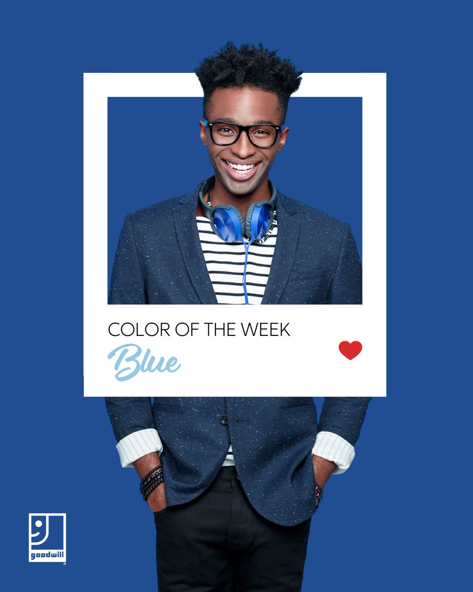 goodwillcfl's tweet image. This week (11/23-11/29), all items with a 𝗕𝗟𝗨𝗘 tag 🏷️ are 50% off! 

Shop. Donate. Choose Secondhand First at goodwillcfl.org/shop. #ColoroftheWeek