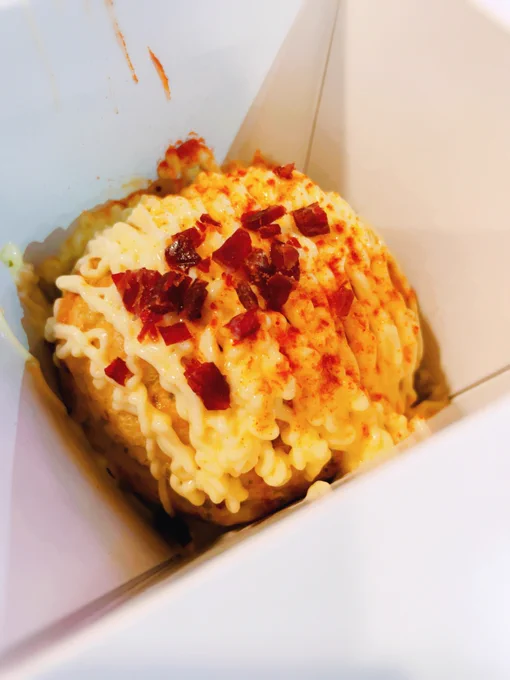 刀ミュTDCコラボ

今日はコレ
一蓮
豪快!干し肉乗せばくだん焼💣
ワイルドだぜ～ 