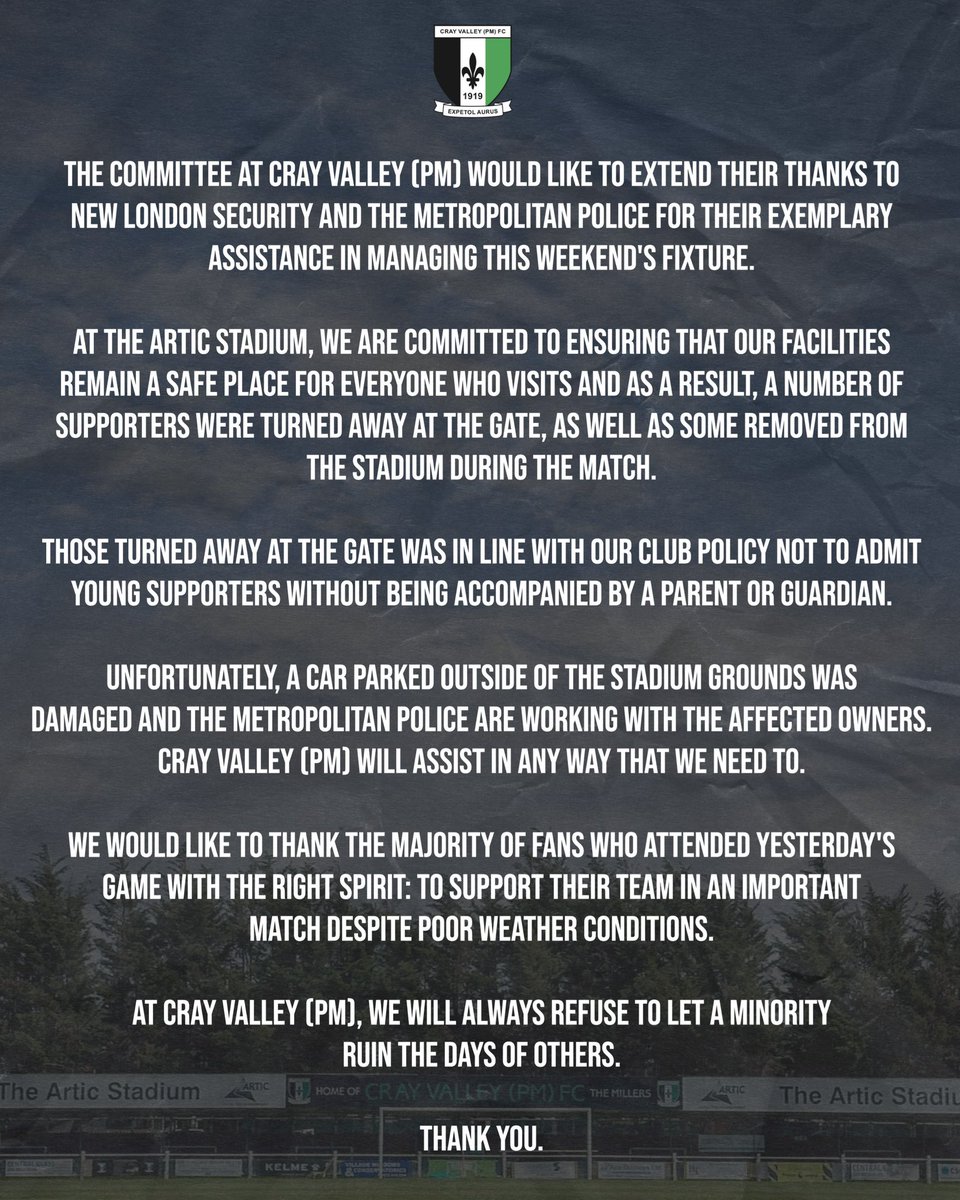 Cray Valley (PM) FC tweet media