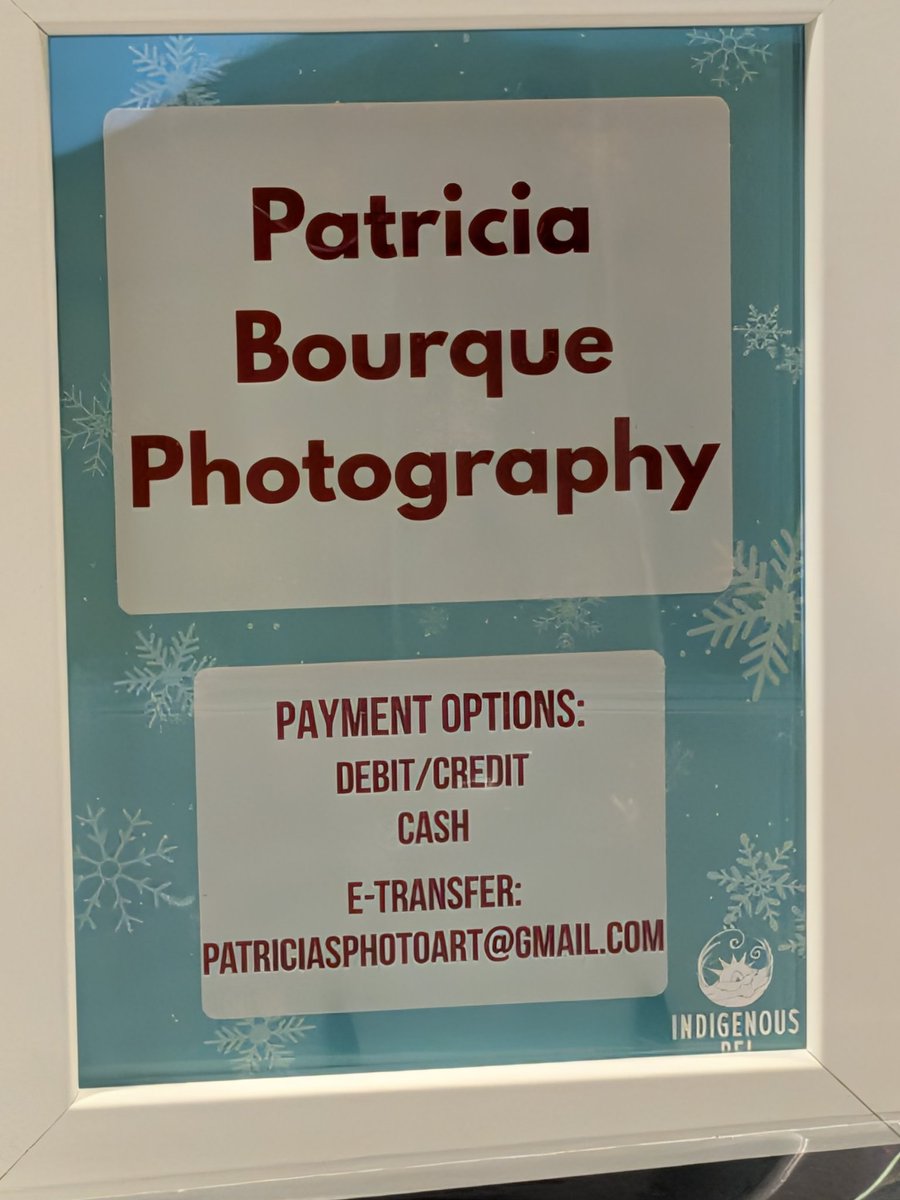 TrishaBourque's tweet image. I'm at the Charlottetown seaport Christmas market until 3pm today #PEI #mikmaq cards, prints and new this year Bookmarks!