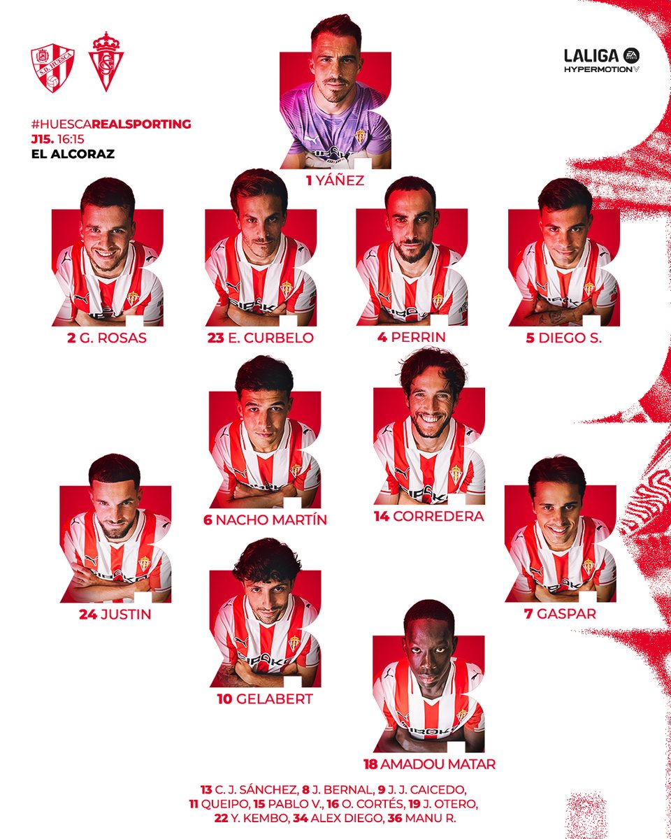 RealSporting's tweet image. 🔴⚪ 𝑬𝒍 𝒐𝒏𝒄𝒆. 

⌛ #HuescaRealSporting. 

👊🏻 ¡𝑷𝒖𝒙𝒂!