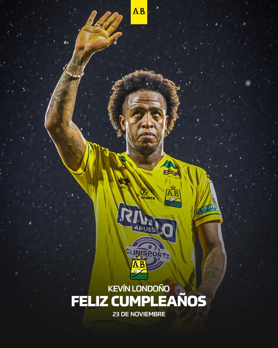 #CumpleañosLeopardo🔰

Felicitamos hoy en su cumpleaños a nuestro jugador Kevin Londoño, le deseamos éxitos y alegrías junto a la familia Leoparda💛💚