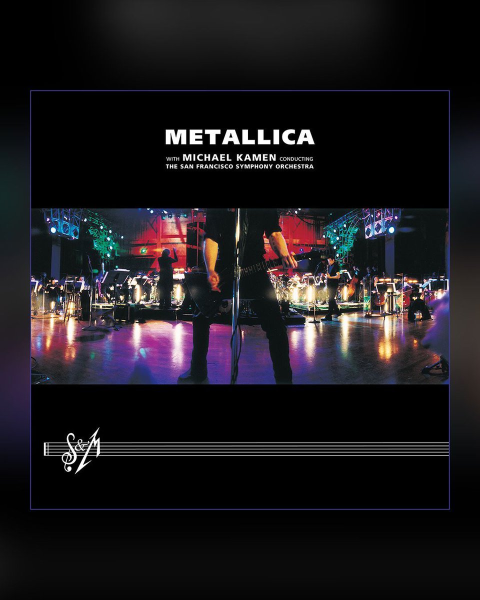 Metallica's tweet image. &quot;S&amp;amp;M&quot; was released 26 years ago #OnThisDay in 1999! 

What&apos;s your favorite song on the album?