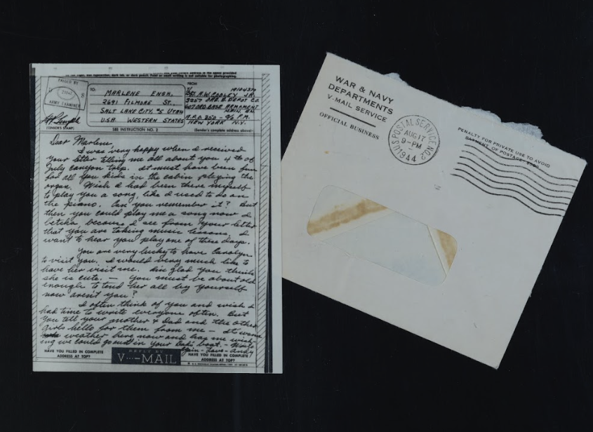 fold3's tweet image. over a million letters during World War II
Have you heard of V-Mail? This innovative system helped deliver over a million letters during World War II. Learn more on our blog: f3.social/6ybi