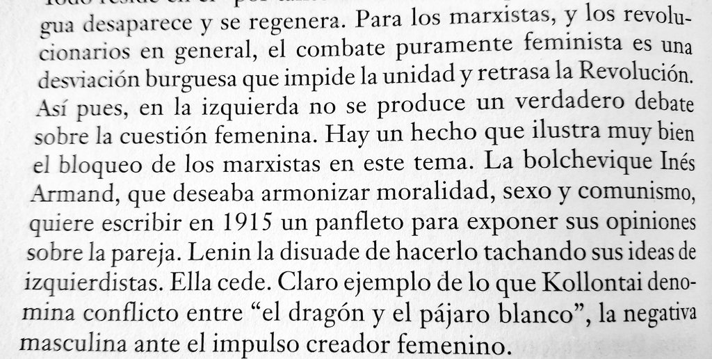 Lenin-Armand-Kollontai i la
jerarquització d'opressions.
Un dels pocs aspectes en què Lenin no va trair Marx, que també va singularitzar la classe com a eix principal (al qual la resta havien de supeditar-se).