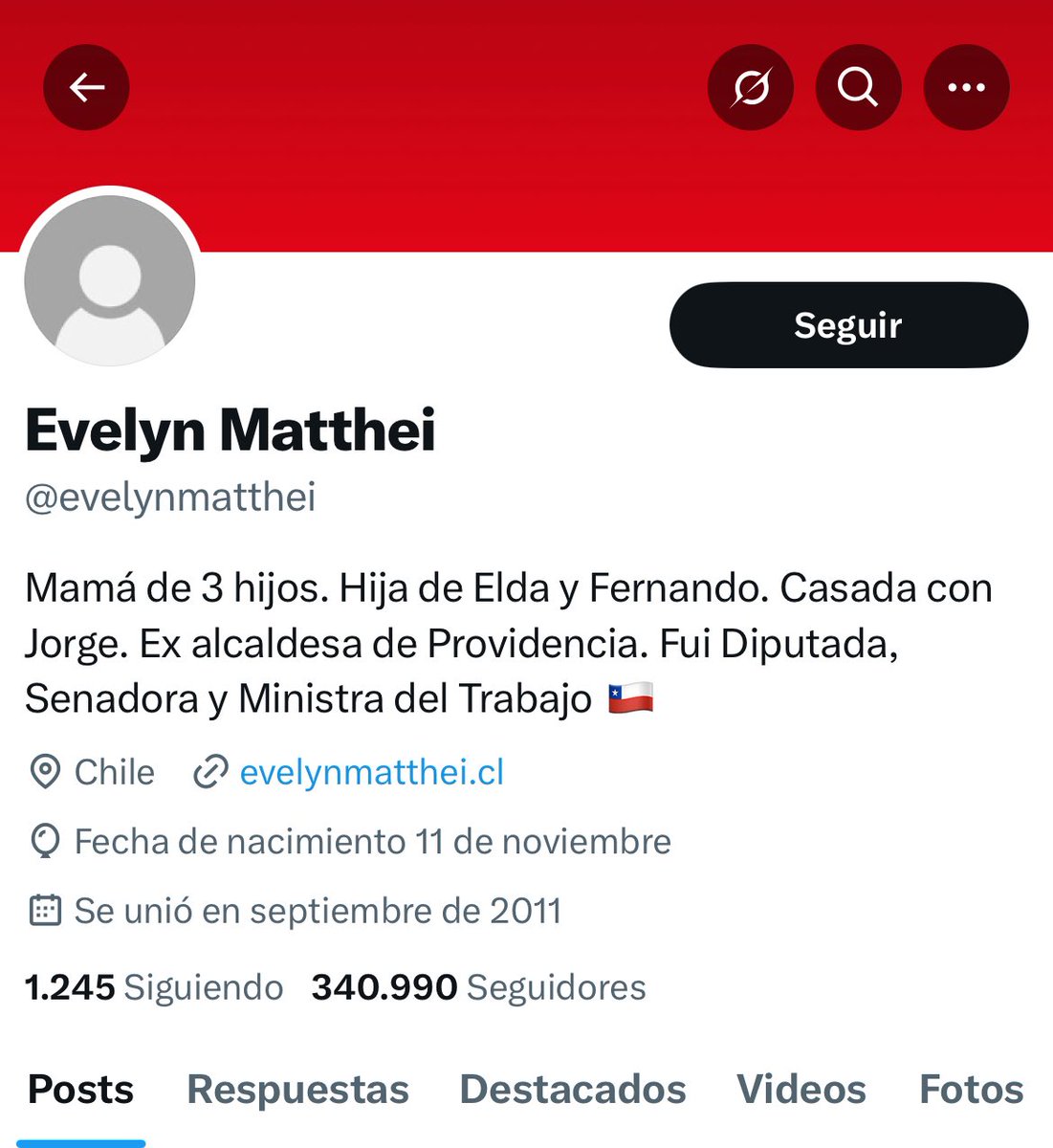mindumping's tweet image. COMPAÑWRA EVELYN MATTHEI
