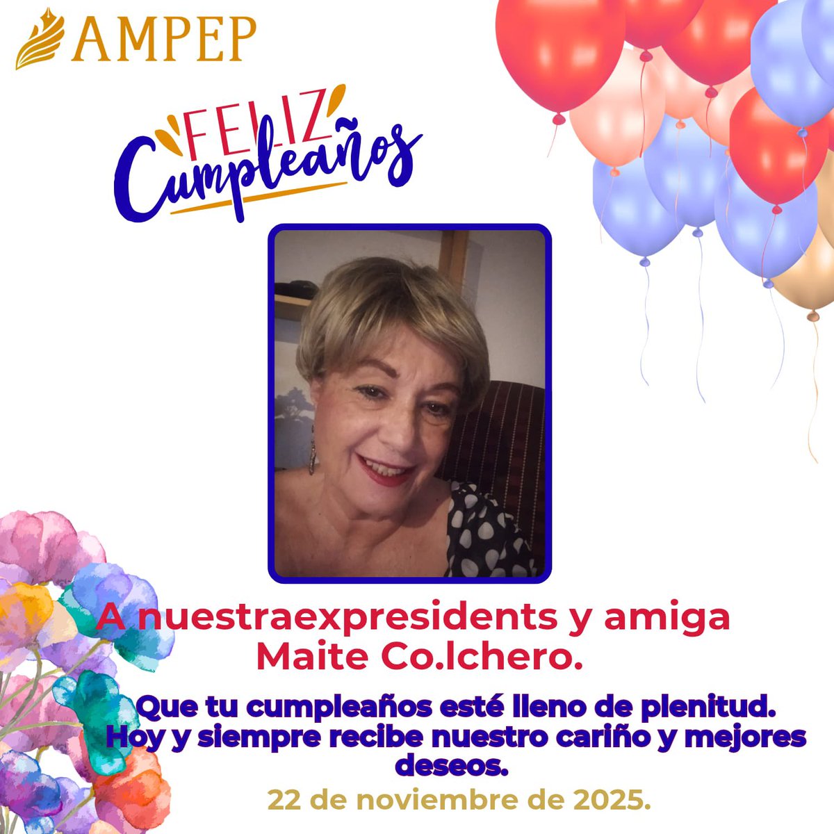 ¡Feliz cumpleaños! 🎂✨
Celebramos tu talento, tu dedicación y la inspiración que brindas a quienes te rodean. Que este año te traiga nuevas metas, éxitos y felicidad. ¡Un abrazo enorme!
