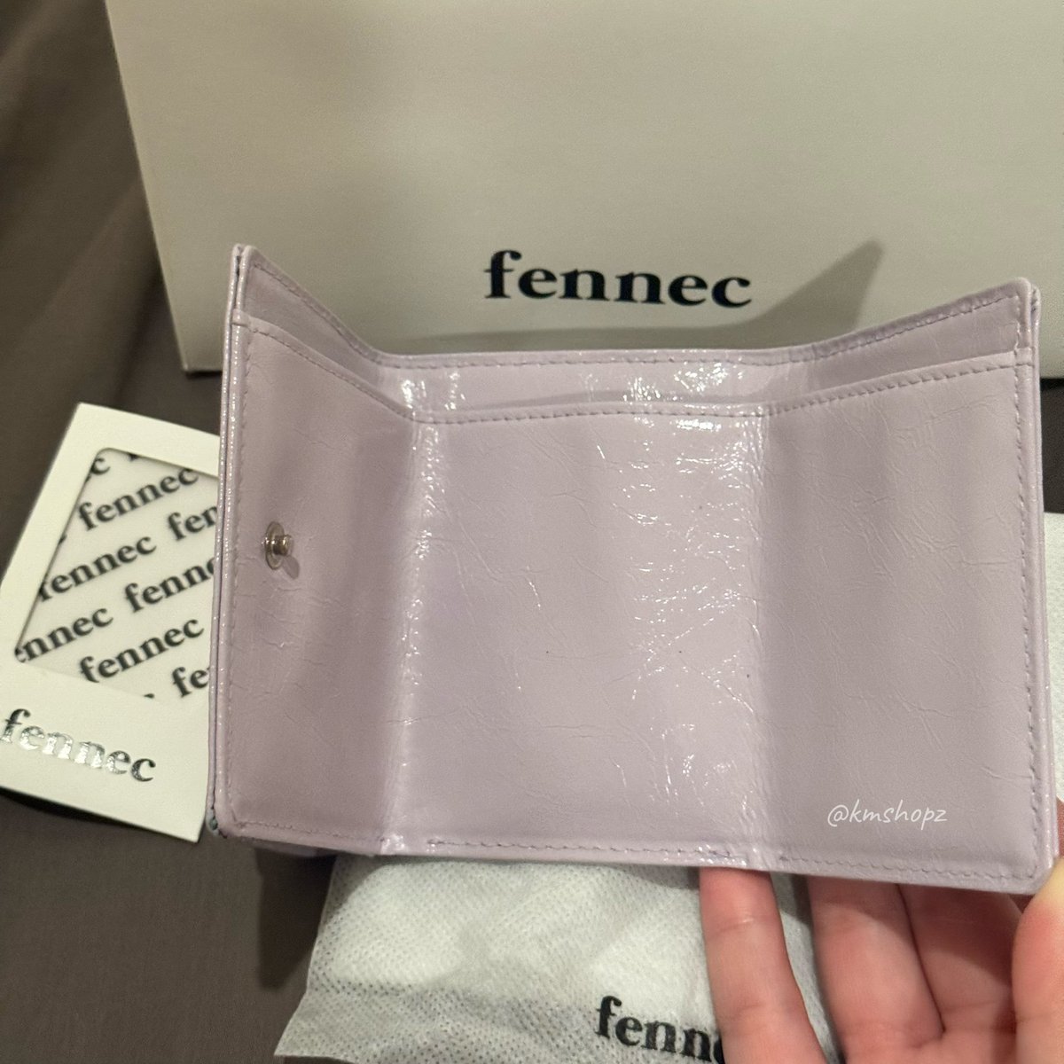 kmshopz's tweet photo. #ส่งต่อ fennec half moon mini wallet — Lavender 

🏷️ 990 free shipping 

อุปกรณ์ครบ สภาพดีมาก เพิ่มเติม dm📥
——
#กระเป๋าสตางค์ #กระเป๋ามือสองสภาพดี #Fennec #fennecwallet #ส่งต่อfennec #ส่งต่อเสื้อผ้ามือสอง #ส่งต่อcintage https://t.co/mpf9Gkj6Pz