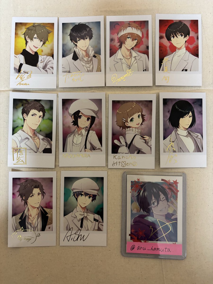 交換】アイドルマスター SideM FiFS展 インスタントフォト風カード