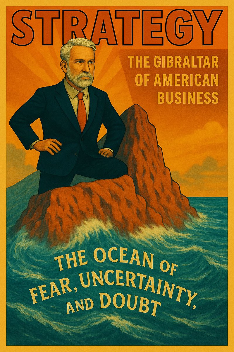 Alpine1031's tweet image. That’s the spirit. Strategy is the Gibraltar of American business.