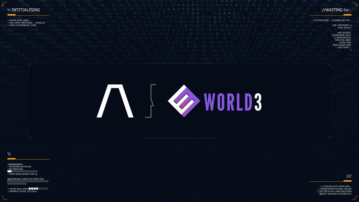 ALFAprotocol_KR's tweet image. &amp;gt;파트너십 초기화(WORLD3_AI)  (x.com/WORLD3_AI)

// AI 월드들이 상호 연결됨()
// 프로토콜이 하나로 수렴됨()

→ 코드 유동성 그리고 지능을 잇는 다리.