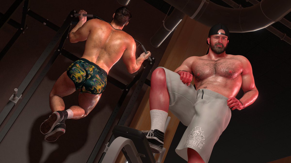 scoopedvam's tweet photo. Men 🤤

#3d #3dcg #bara #bodybuilder #gay #muscle #nsfw #vam #virtamate https://t.co/Gy6PEspkvX