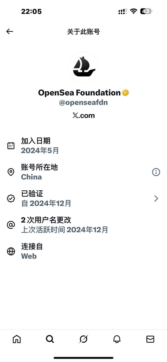 OpenSea基金会显示的直连大陆ip,这可是拉的专线哦。