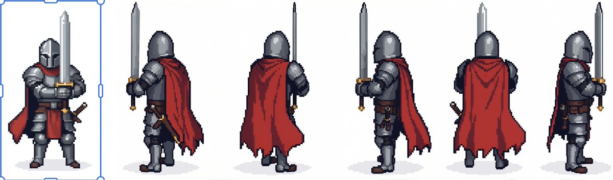 wildmindai's tweet image. QwenEdit-2509 Character Turnaround Sheet LoRA: creates a composite image of a character from multiple angles, slightly improving the base model&apos;s rotation ability.
huggingface.co/tarn59/charact…