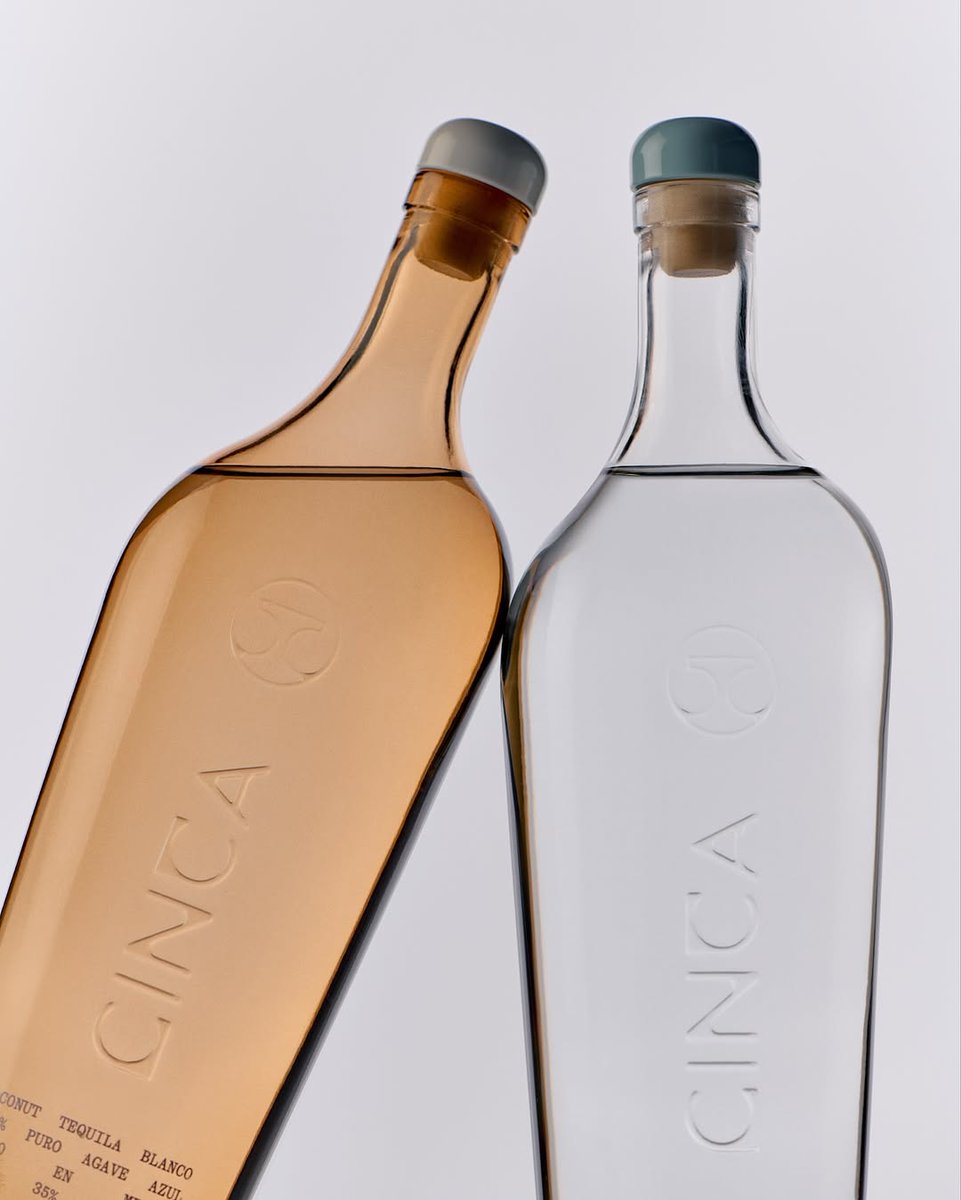 PENTAWARDS's tweet image. Actuel Studio&apos;s #packagingdesign for CINCA Tequila features a sleek, sculptural bottle with refined typography embossed onto the glass. Its clean lines and understated form convey a sense of precision and elegance, emphasising craftsmanship and purity. #DailyDesignInspiration