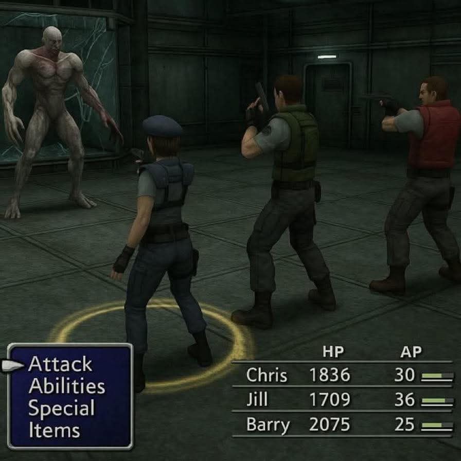 16bitnostalgia's tweet image. Would you play a turn-based Resident Evil game?