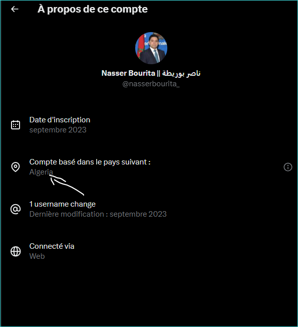 <a href="/nasserbourita_/">Nasser Bourita || ناصر بوريطة</a> عندك الحق ماكاينش حق التعبير فبلاد الكابرانات كرغولية🇩🇿🤣
