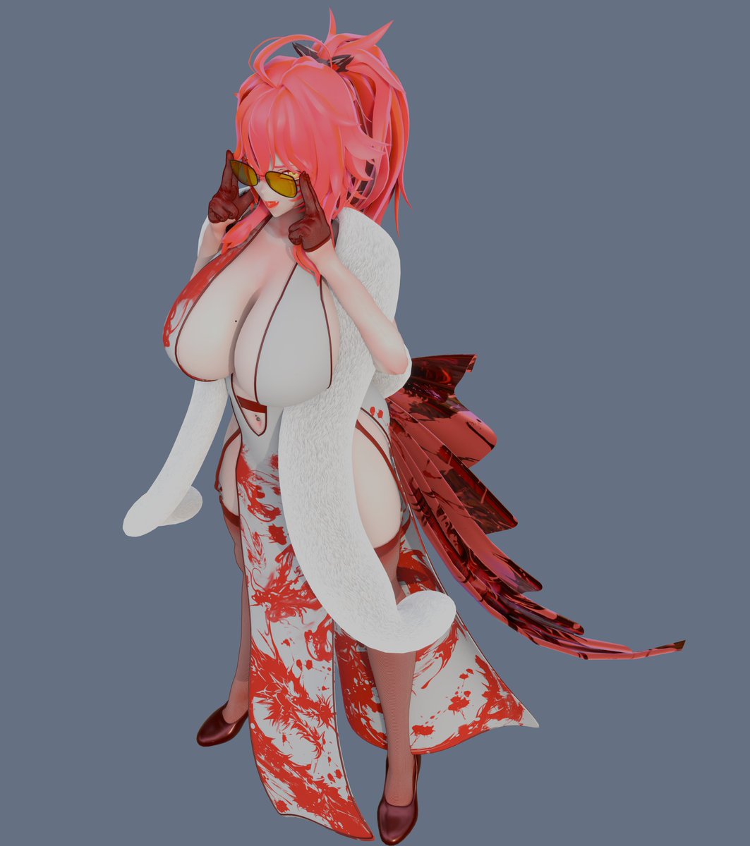 alex_spitzzzz's tweet image. Some dress color variations (1/2)

#Nihilister  #ニヒリスタ #GoddessofVictoryNIKKE #Goddessofvictory
#ニケ #NIKKE #3DCG  #3dart  #blender