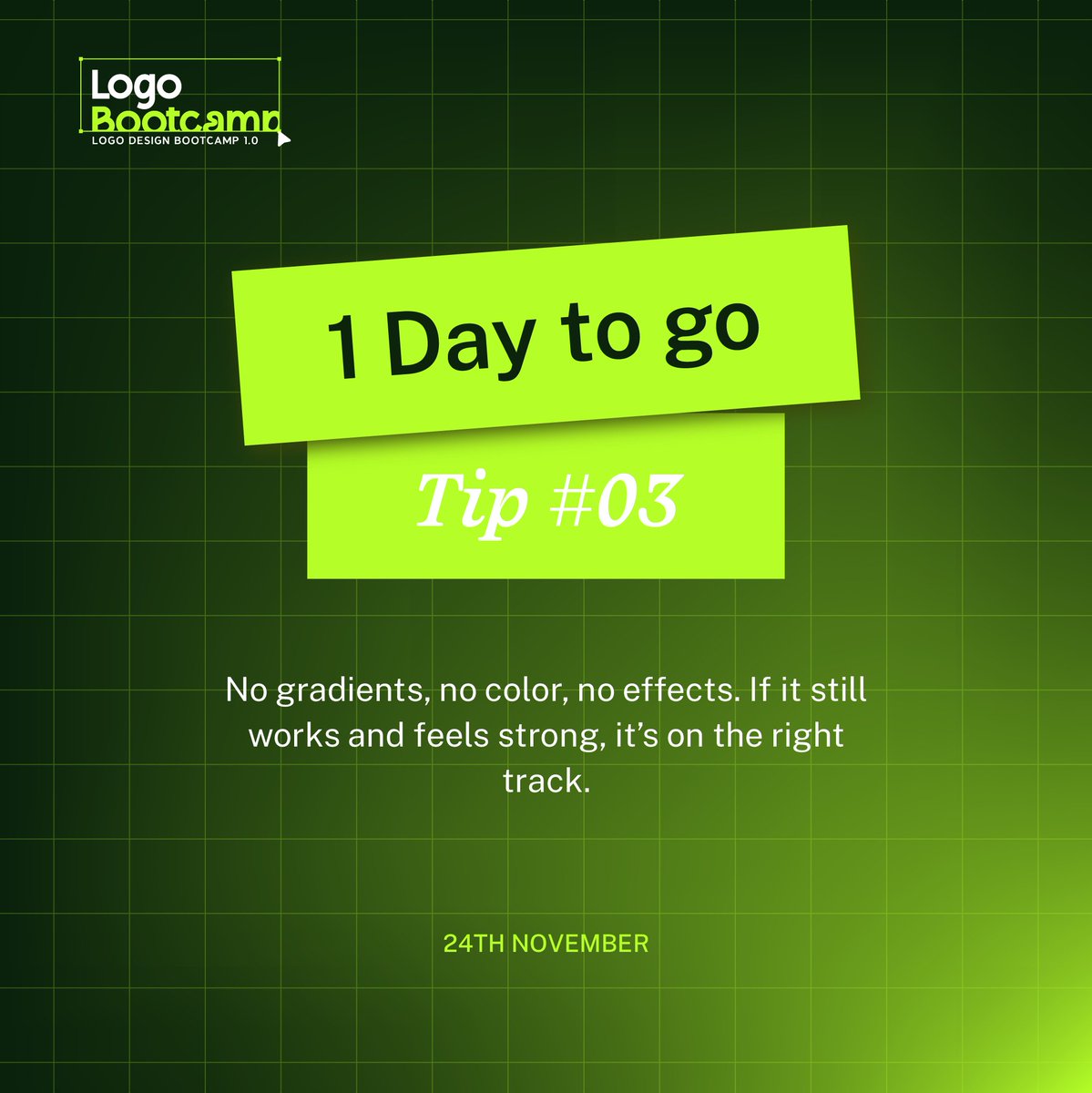 _obotprevailer's tweet image. 1 day to go😌⚡

Tomorrow we start.
A full week of learning, challenges, and building something you’ll be proud of.