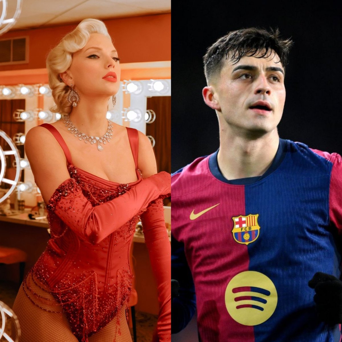 spotify_swift's tweet image. FC Barcelona player Pedri used Taylor Swift&apos;s &quot;The Fate of Ophelia&quot; remix in his Instagram story