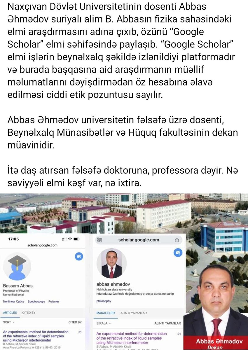 Təkcə araşdırmanı yox, adını da oğurlayıb))