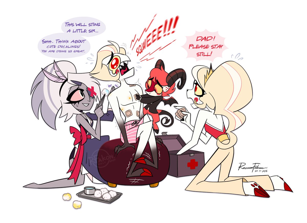 Don't worry guys, I'm pretty sure they take a good care of him later😂
.
.
DO NOT RE-UPLOAD
#hazbinhotelseason2 #hazbinhotel #lucifer #chaggie