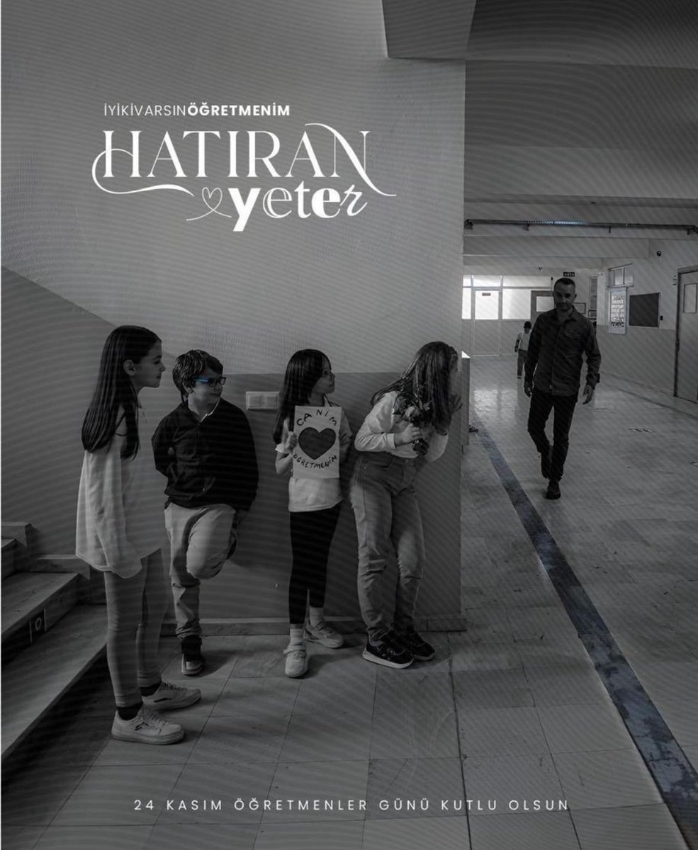 Öğretmenlerin söylediği her güzel söz ve geliştirdiği her sağlam fikir, Türkiye Yüzyılı'na yetecek kalıcı hatıradır. 

#HatıranYeter

<a href="/BaglarMEM21/">Bağlar İlçe Milli Eğitim Müdürlüğü</a> 
<a href="/Diyarbakirmem/">Diyarbakır İl Millî Eğitim Müdürlüğü</a> 
<a href="/tcmeb/">Millî Eğitim Bakanlığı</a> 
<a href="/Yusuf__Tekin/">Yusuf Tekin</a>