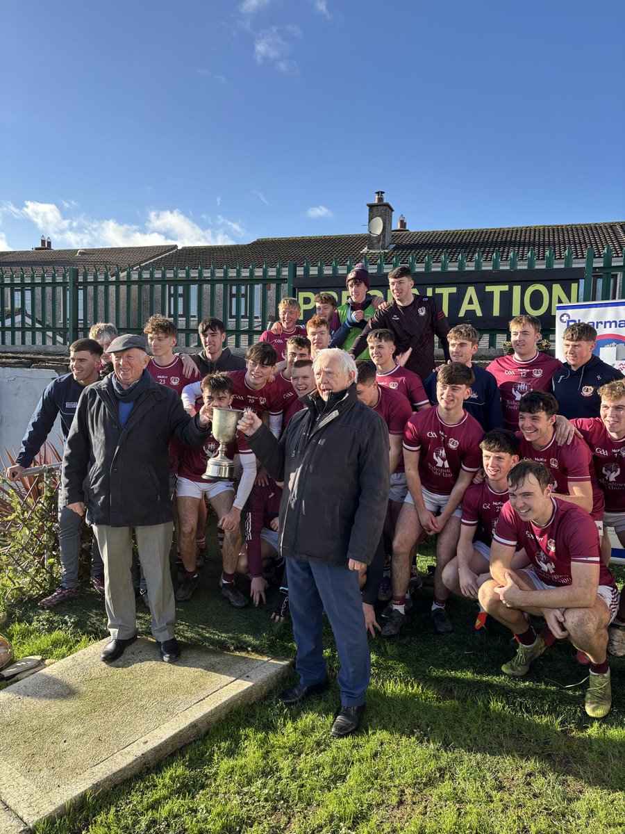 GaaBishopstown's tweet photo. Congrats to the management &amp; players on their U21 B Hurling Seandun Final win today. Also thank you to everyone who supported this morning. #oneclub #baileabú https://t.co/y8UMwQMfnd