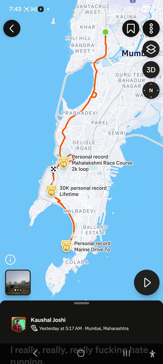 clumsy_coder's tweet image. Last long run before my first full marathon!

Pushed myself hard in the last 4km. Pedder road really does check your patience at its finest. God damn.

Next two weeks are going to be crazyyyy